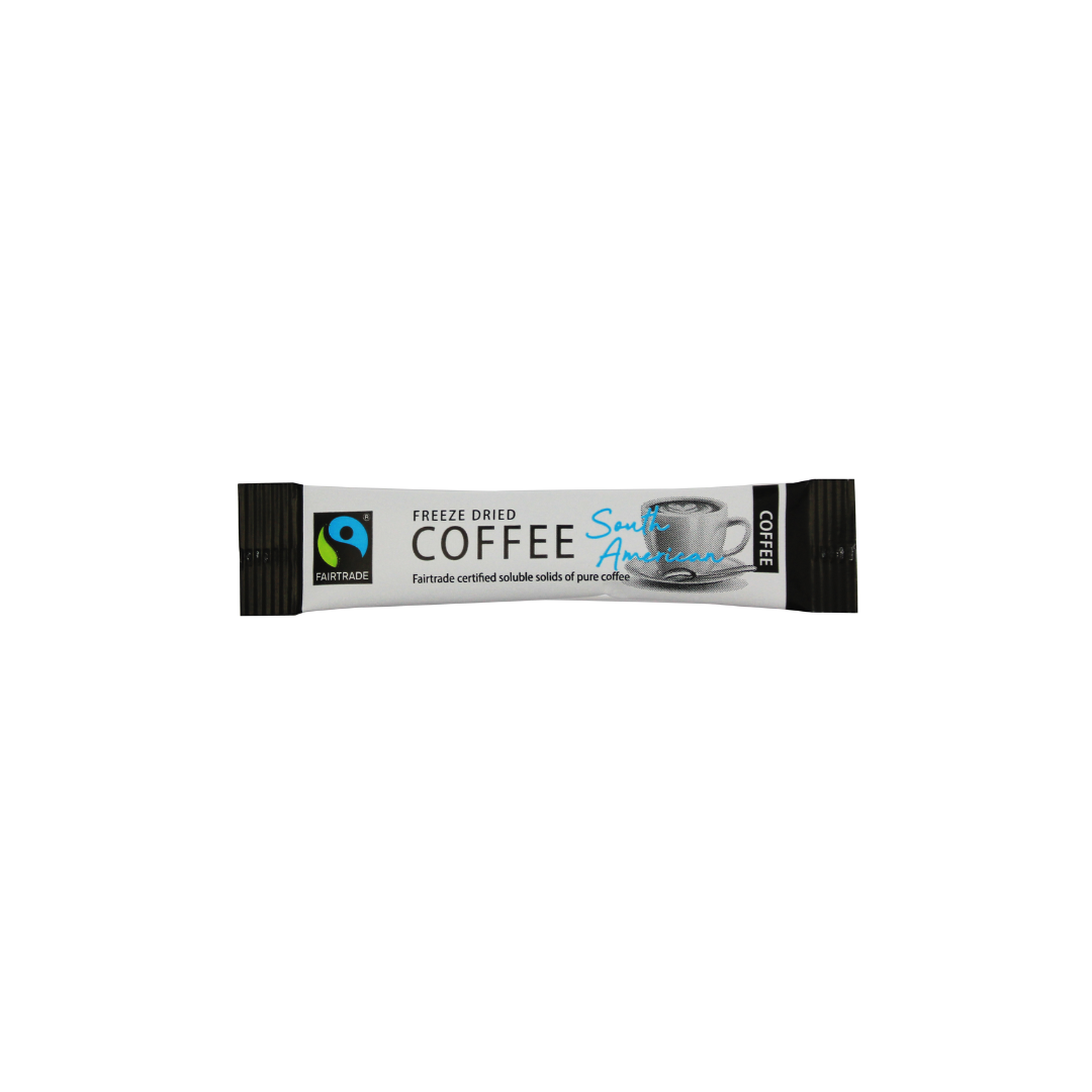 A single stick of Fairtrade South American Freeze Dried Coffee