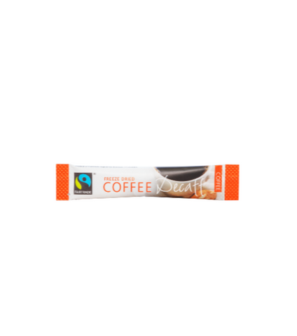 Fairtrade Freeze Dried Decaffeinated Coffee Sticks