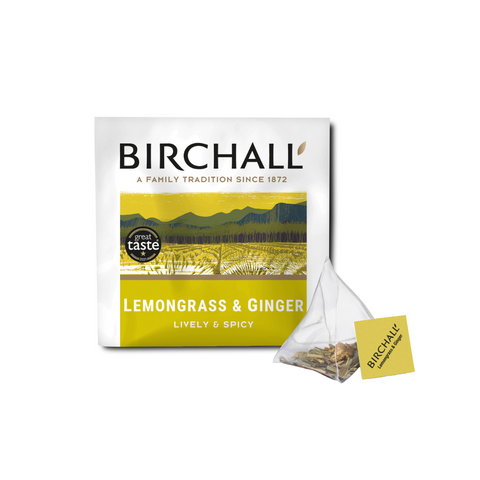 Birchall Lemongrass & Ginger Prism Enveloped Tea