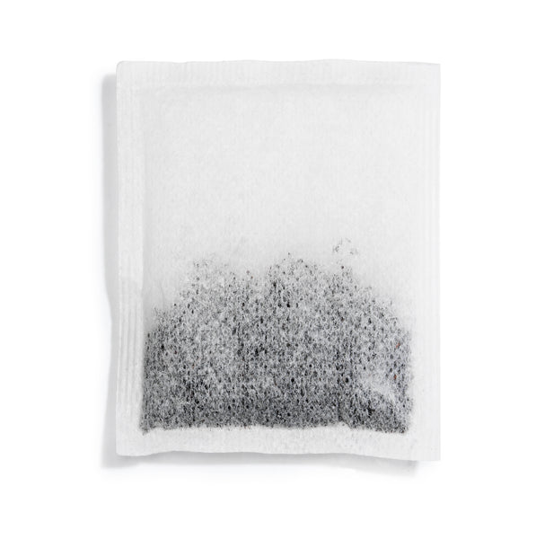 A single Birchall Tea Great Rift Teabag on white background