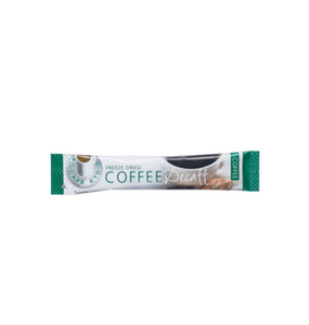 Single stick of Cafe Etc Freeze Dried Decaffeinated Instant Coffee Sachet