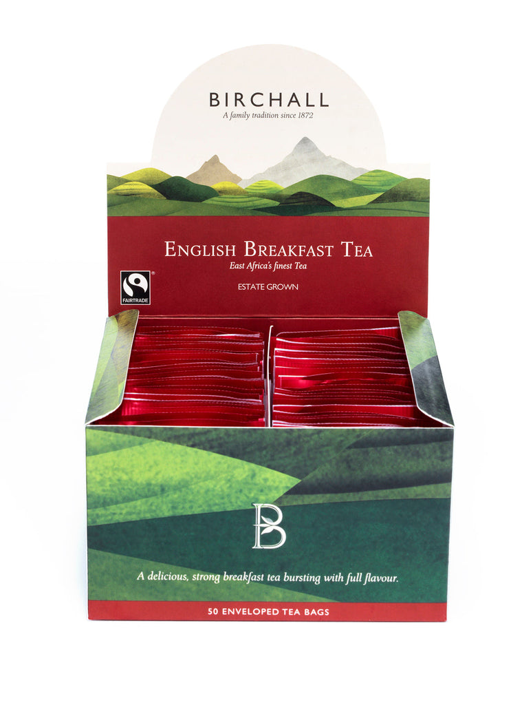 Birchall Fairtrade English Breakfast Enveloped Tea – Coffee Care Wholesale